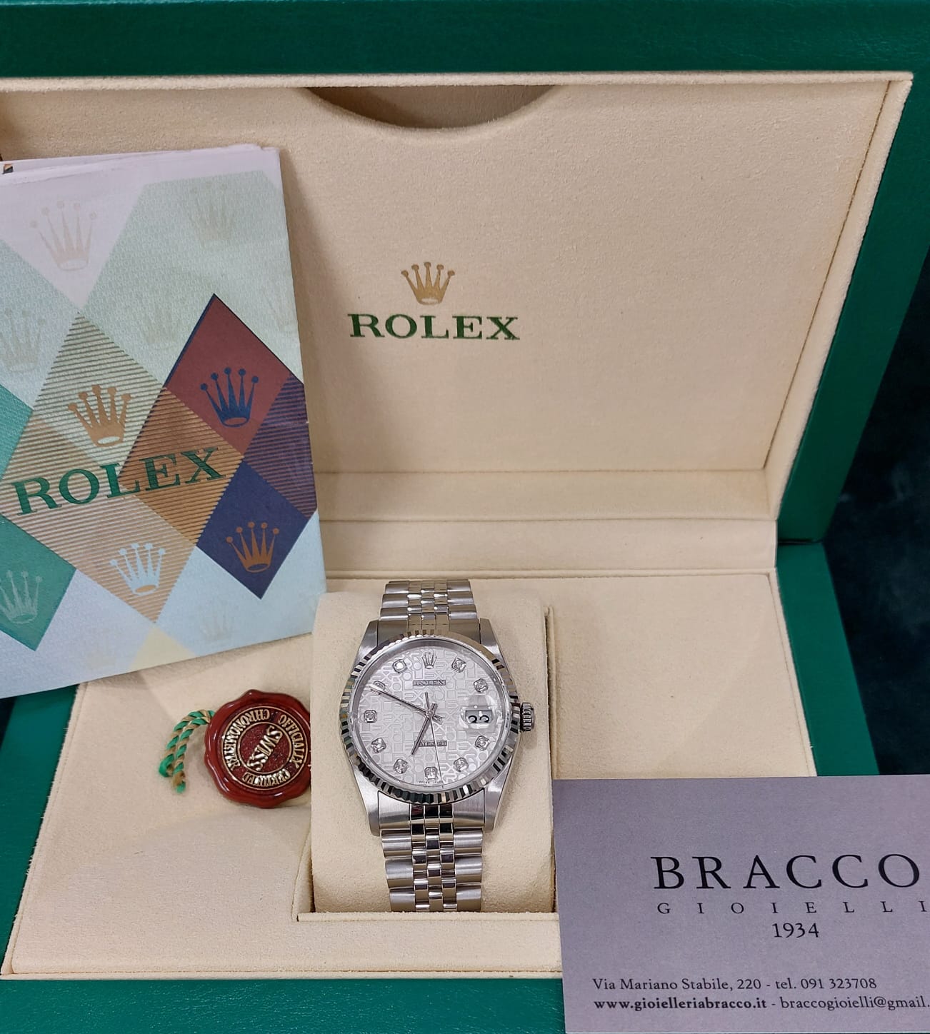 Rolex uomo clearance diamanti